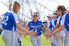 Softball vs JWU  Wheaton College Softball vs Johnson & Wales University. - Photo By: KEITH NORDSTROM : Wheaton, Softball, JWU